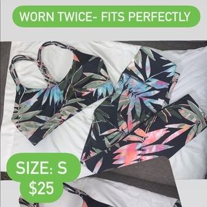 Legging and sports bra set